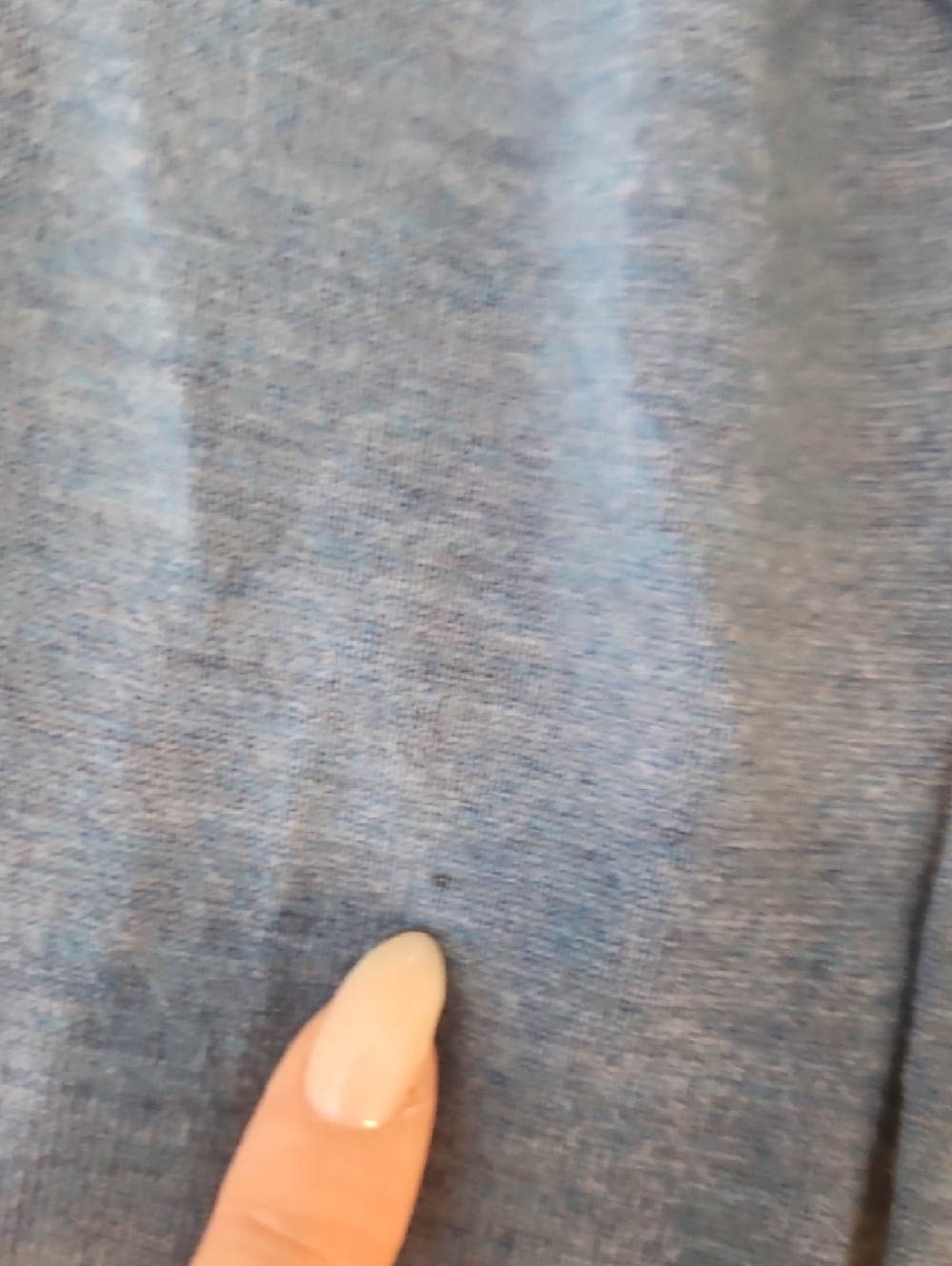 Women's Blue Samshield Turtleneck Sweater with Subtle Emblem - Picture 4 of 4